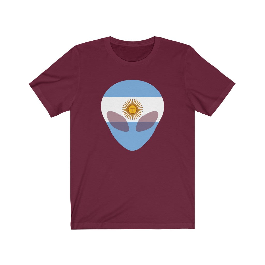 Argentina Alien Flag Premium Tee - Unisex