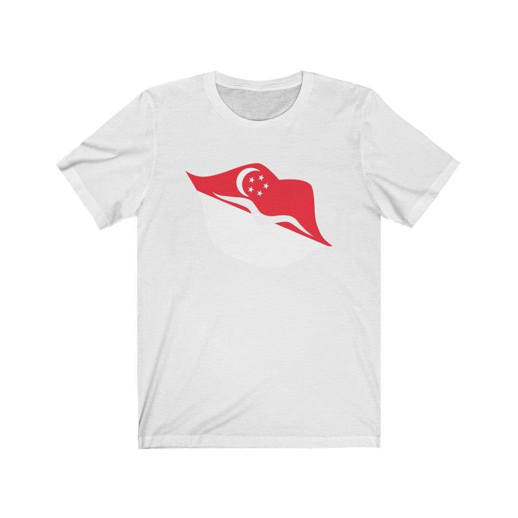 Singapore Lips Flag Premium Tee - Unisex