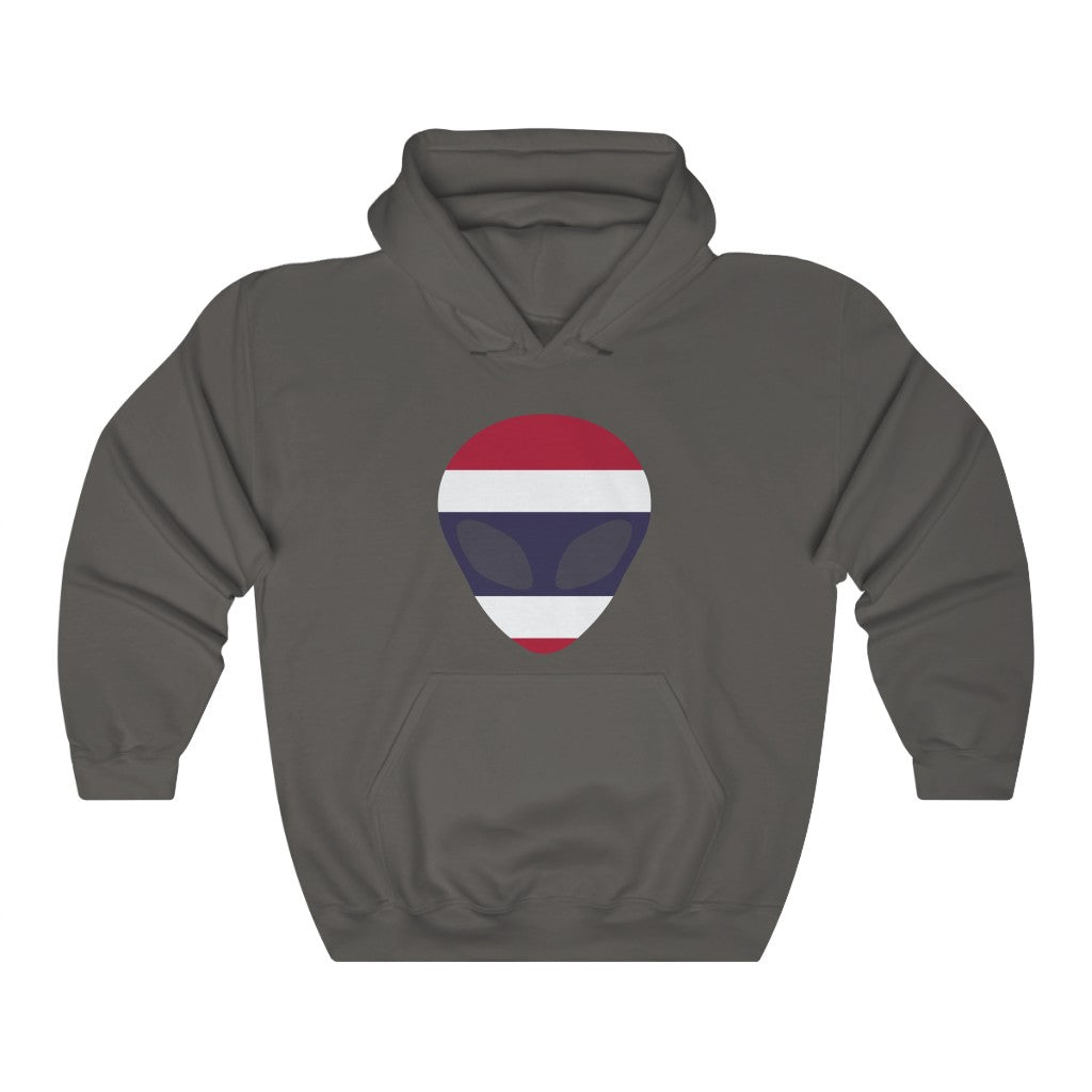 Thailand Alien Flag Hoodie Sweatshirt - Unisex