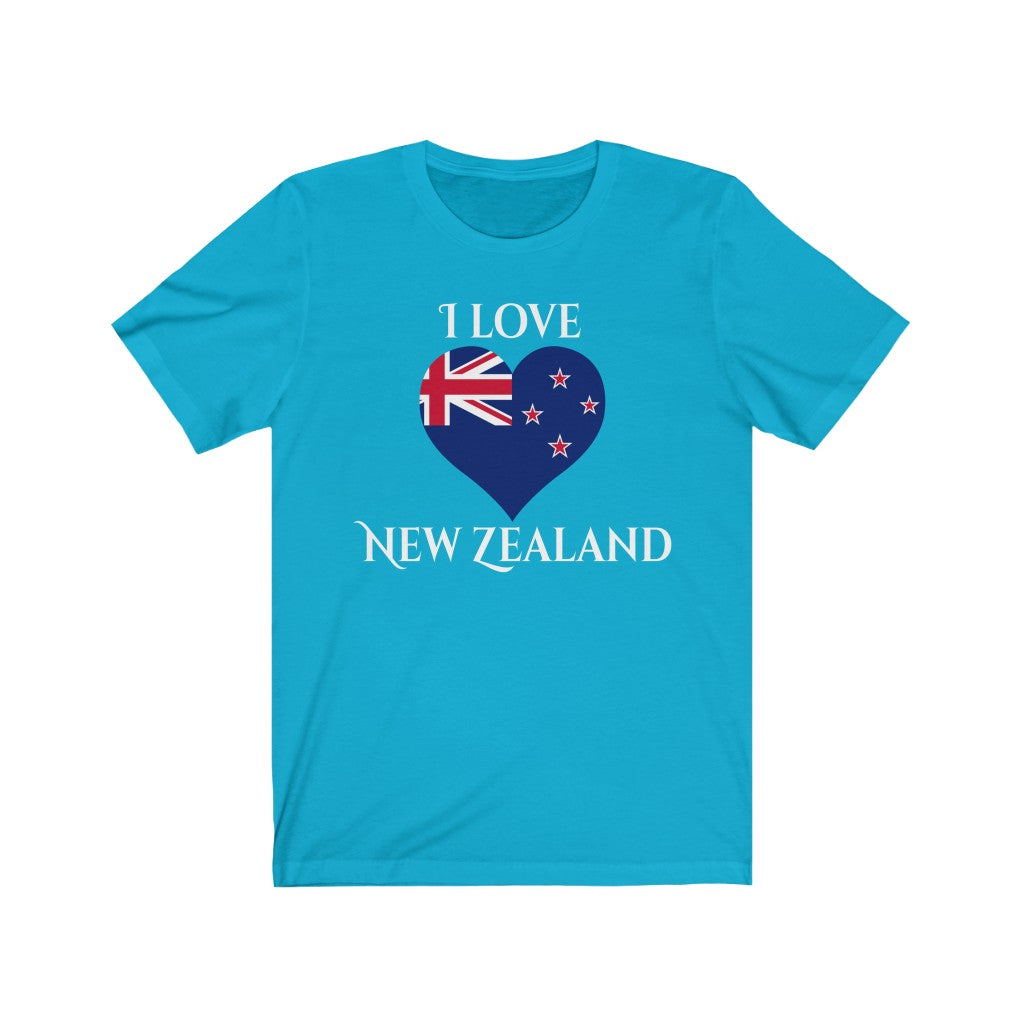 New Zealand Heart Flag Premium Tee 2 - Unisex