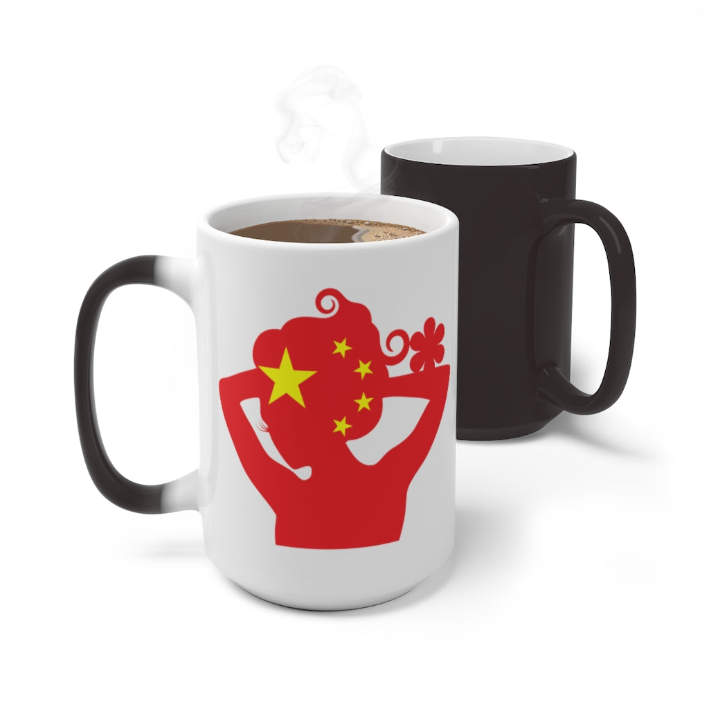 China Lady Color Changing Mug