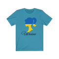 Ukraine Girl Flag Premium Tee 1 - Unisex
