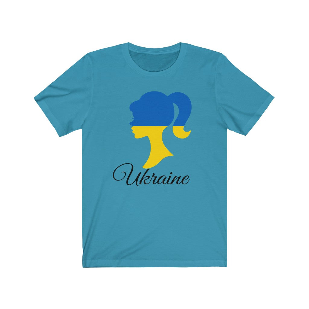 Ukraine Girl Flag Premium Tee 1 - Unisex