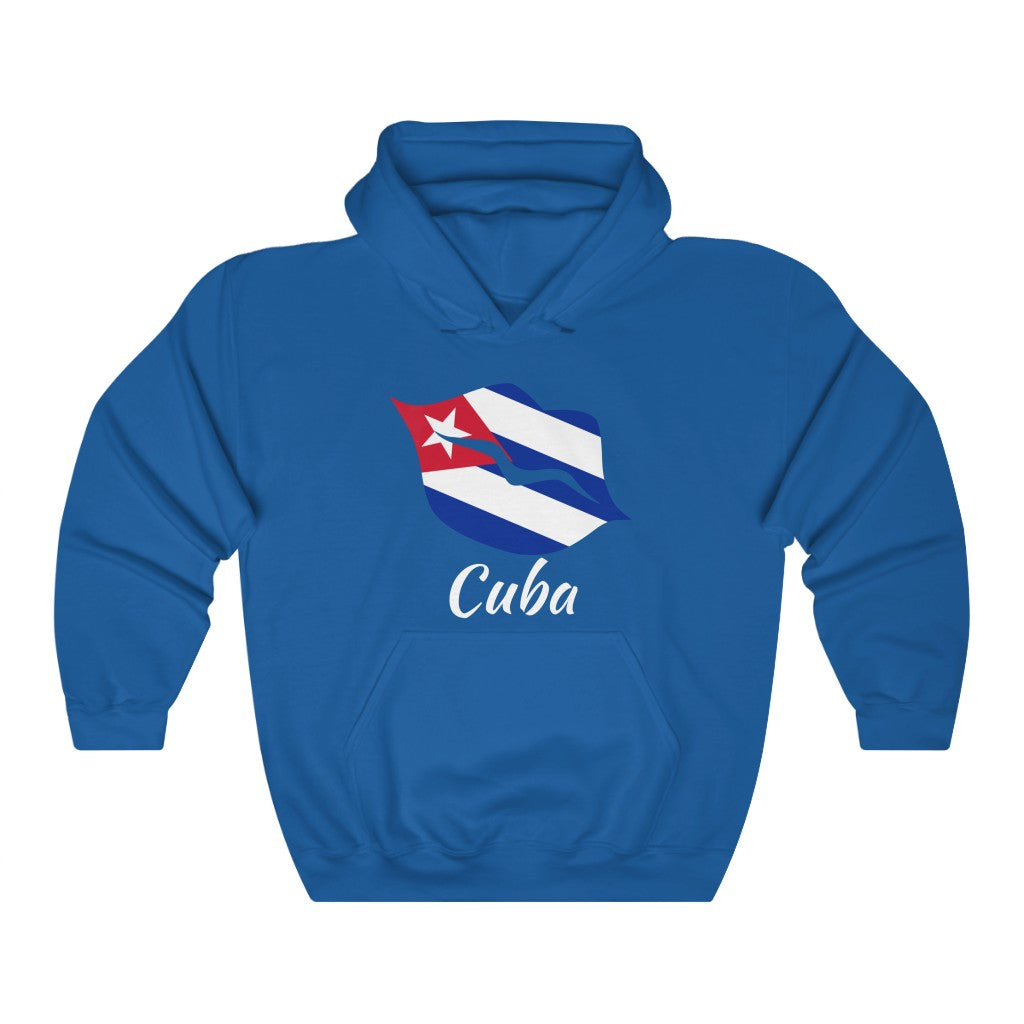 Cuba Lips Flag Hoodie Sweatshirt 2 - Unisex