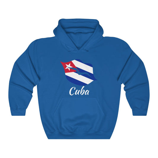 Cuba Lips Flag Hoodie Sweatshirt 2 - Unisex