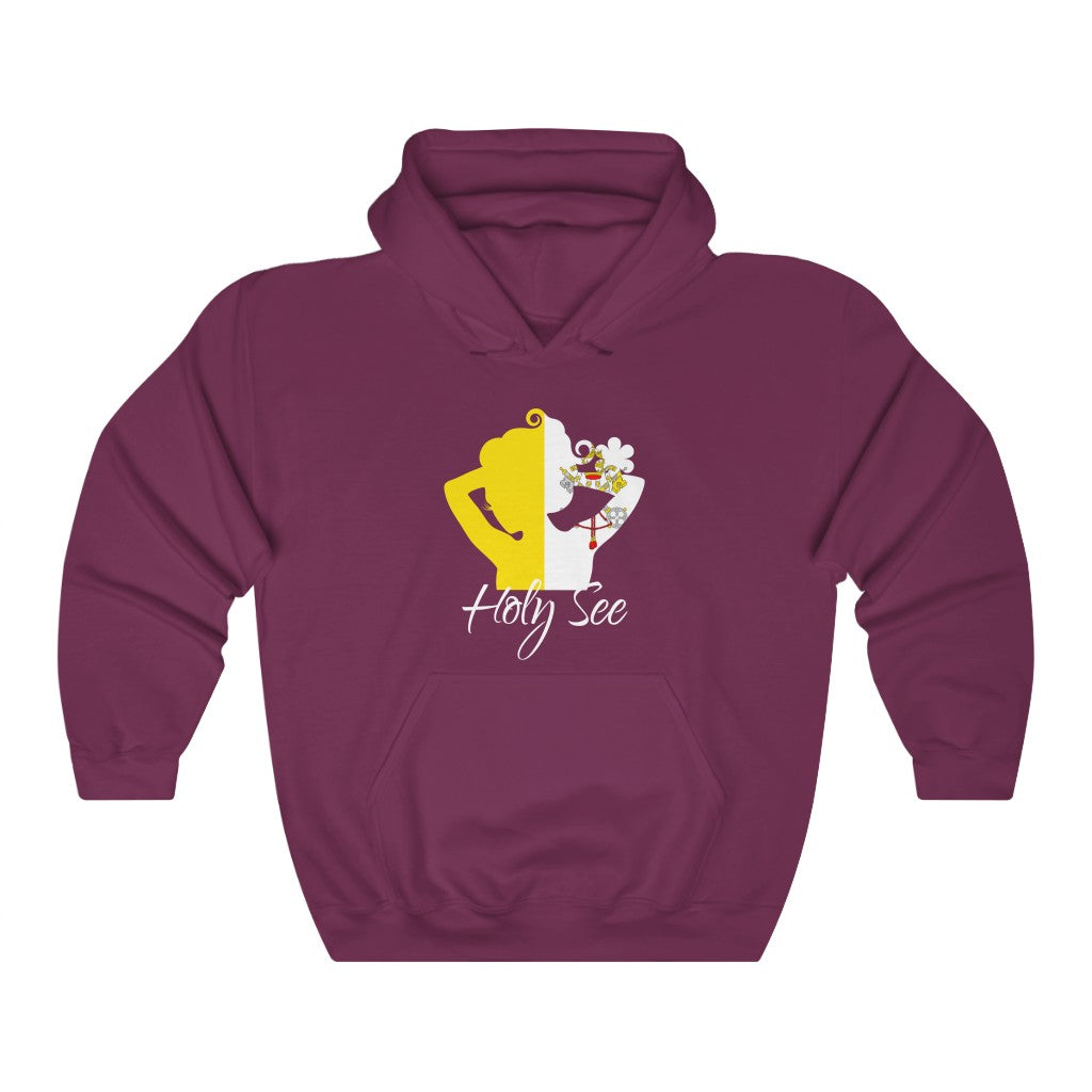 Holy See Lady Flag Hoodie Sweatshirt 2 - Unisex