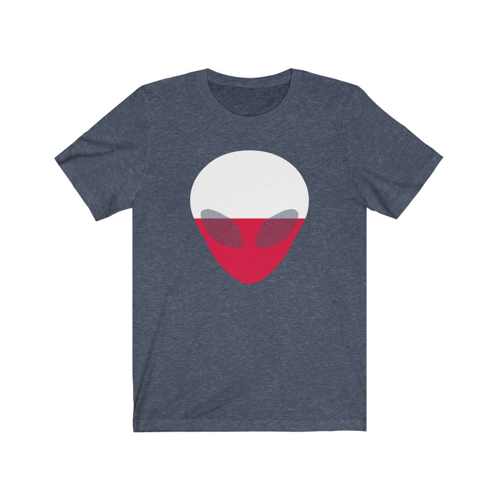 Poland Alien Flag Premium Tee - Unisex