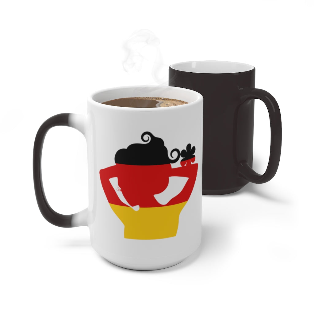 Germany Lady Color Changing Mug