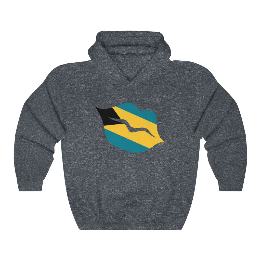 Bahamas Lips Flag Hoodie Sweatshirt - Unisex