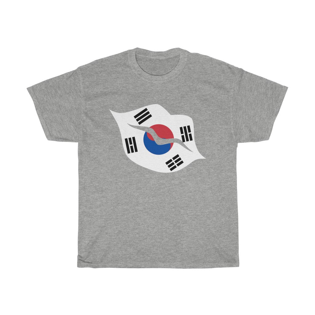 South Korea Lips Flag Standard Tee - Unisex