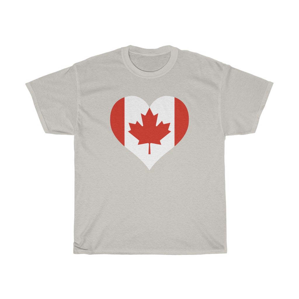Canada Heart Flag Standard Tee - Unisex