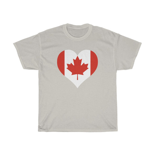 Canada Heart Flag Standard Tee - Unisex