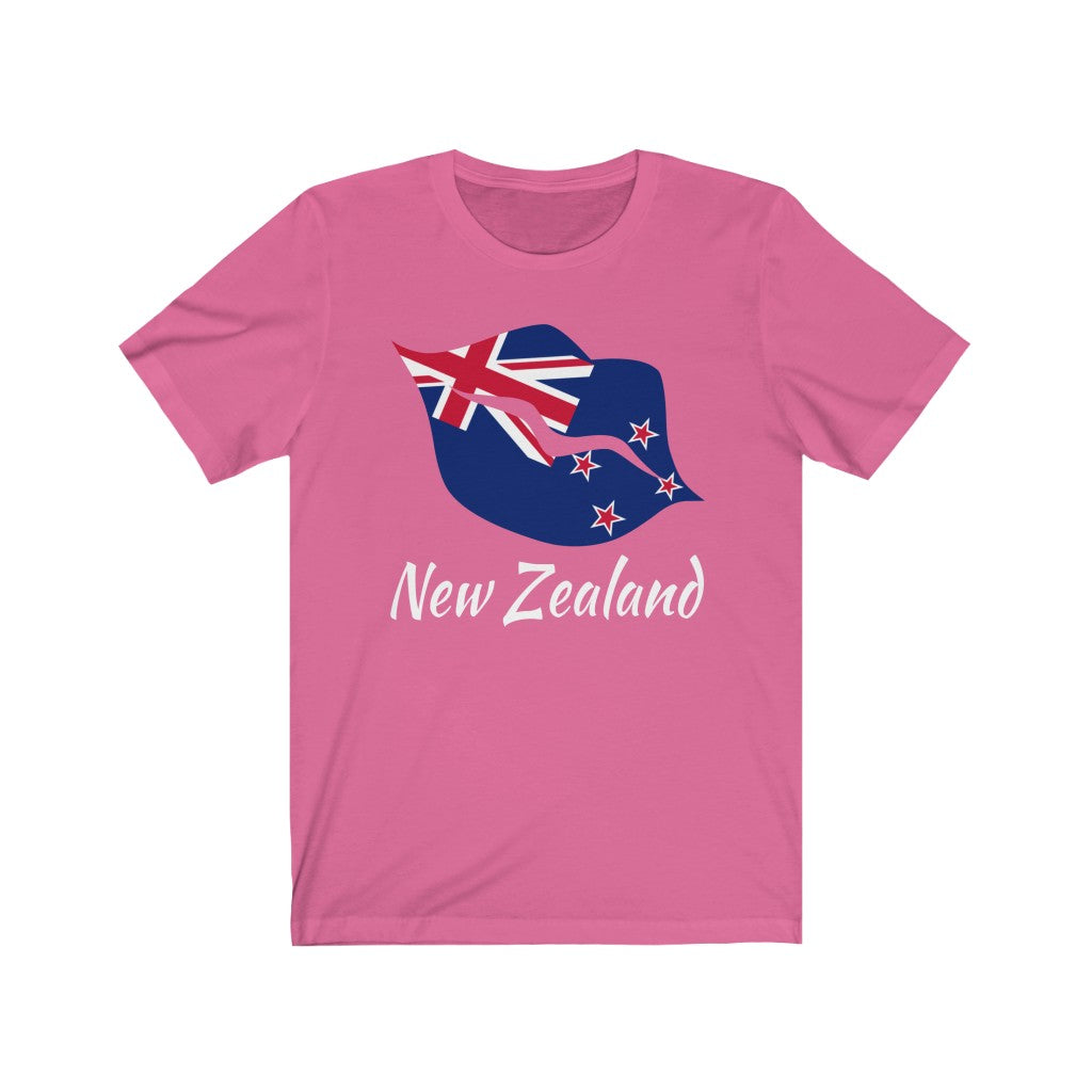 New Zealand Lips Flag Premium Tee 2 - Unisex