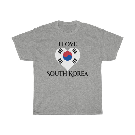 South Korea Heart Flag Standard Tee 1 - Unisex