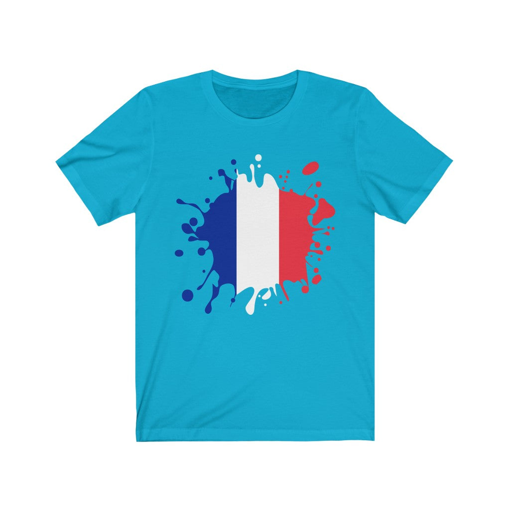France Splat Flag Premium Tee - Unisex