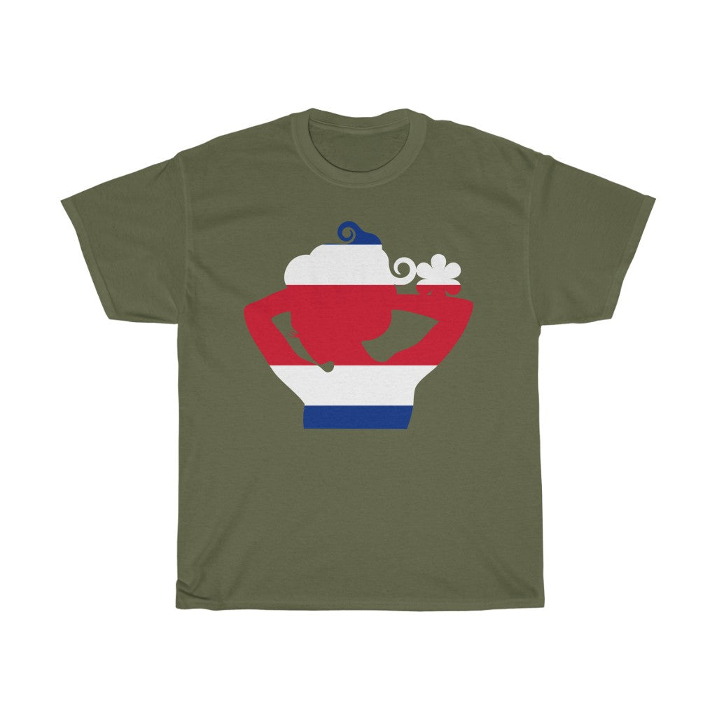Costa Rica Lady Flag Standard Tee - Unisex