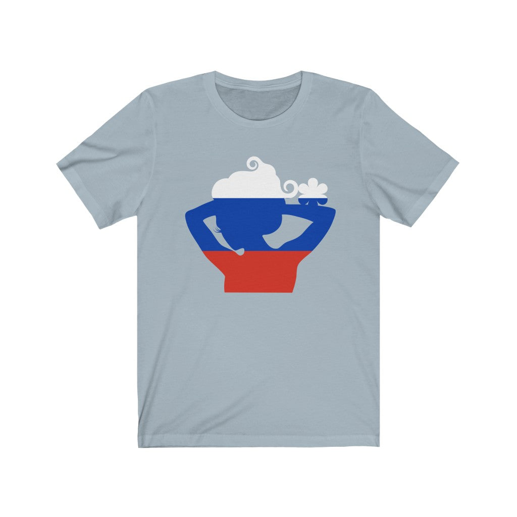 Russia Lady Flag Premium Tee - Unisex