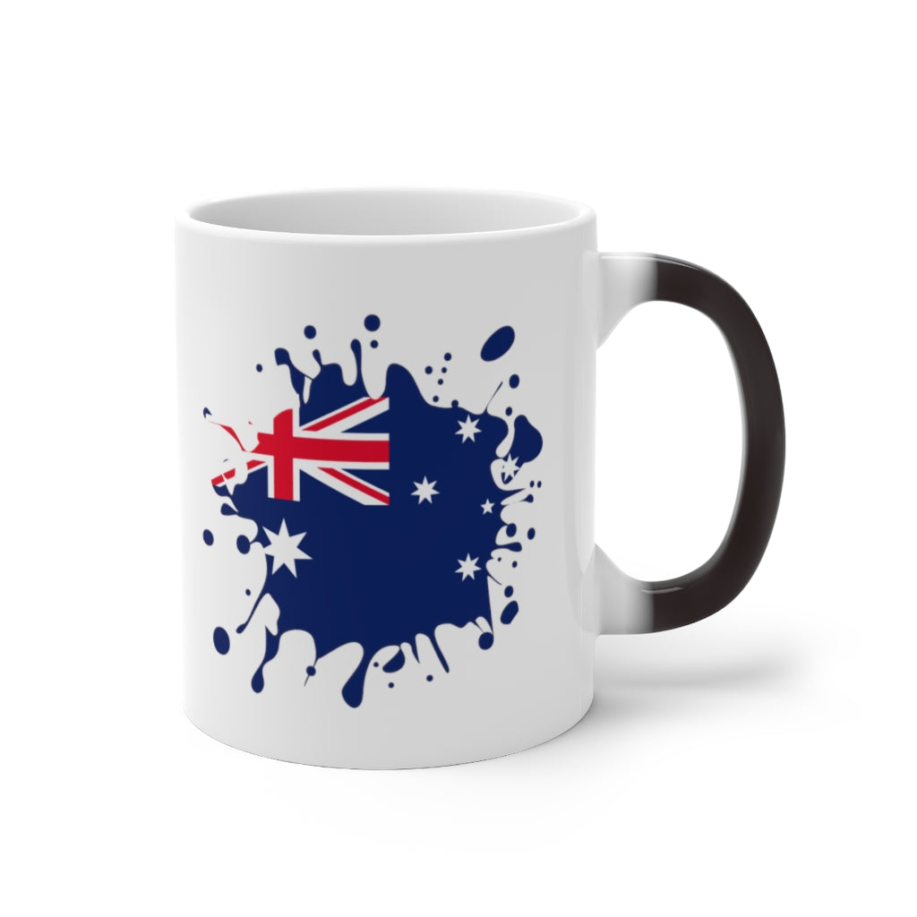 Australia Splat Color Changing Mug