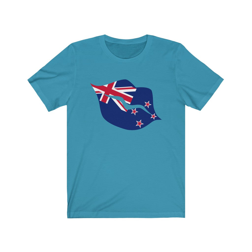 New Zealand Lips Flag Premium Tee - Unisex