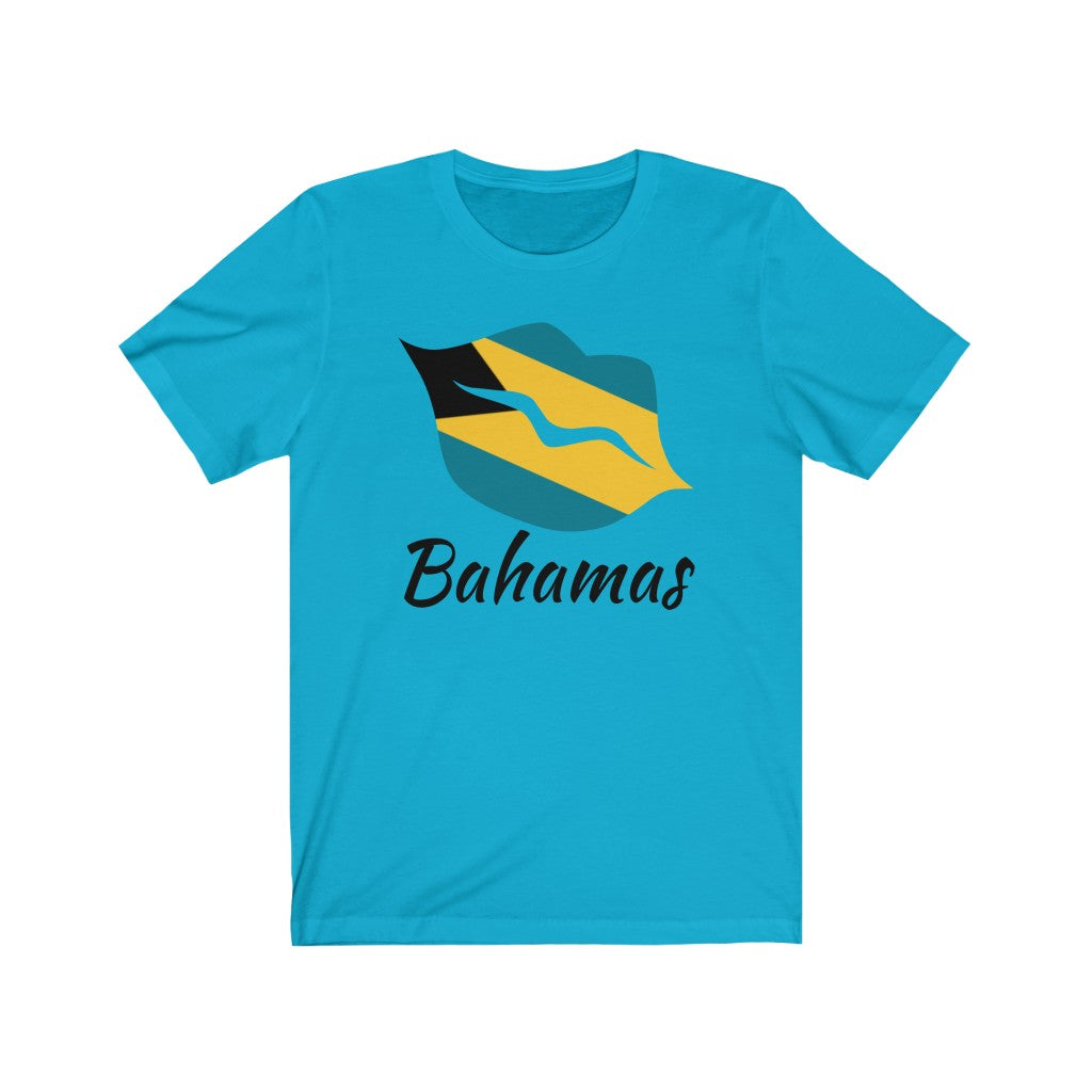 Bahamas Lips Flag Premium Tee 1 - Unisex