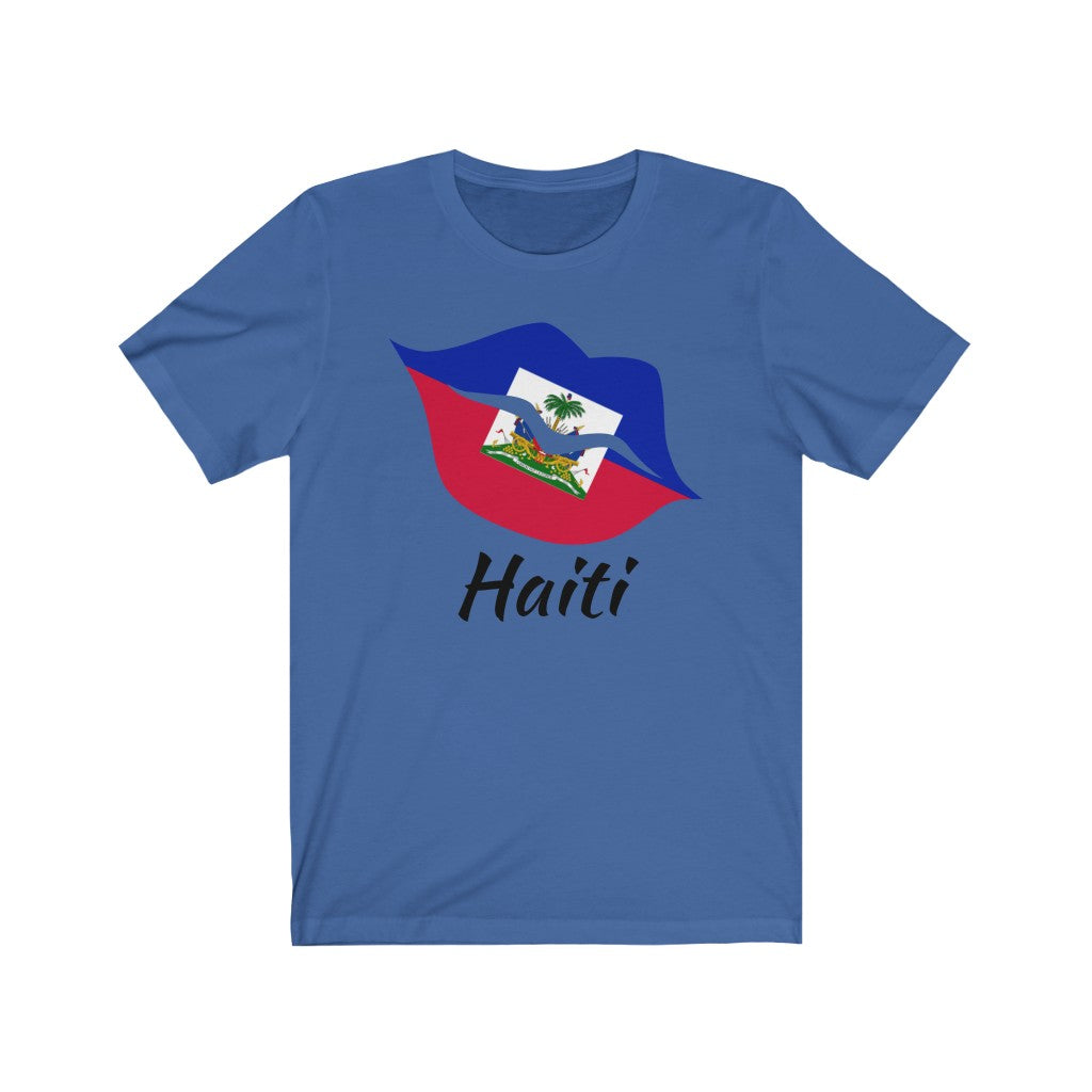 Haiti Lips Flag Premium Tee 1 - Unisex