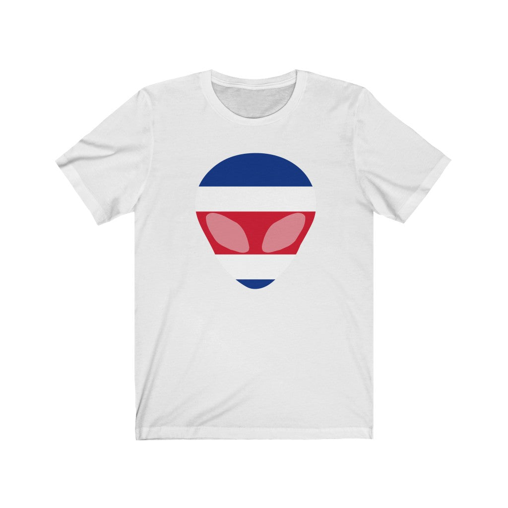 Costa Rica Alien Flag Premium Tee - Unisex