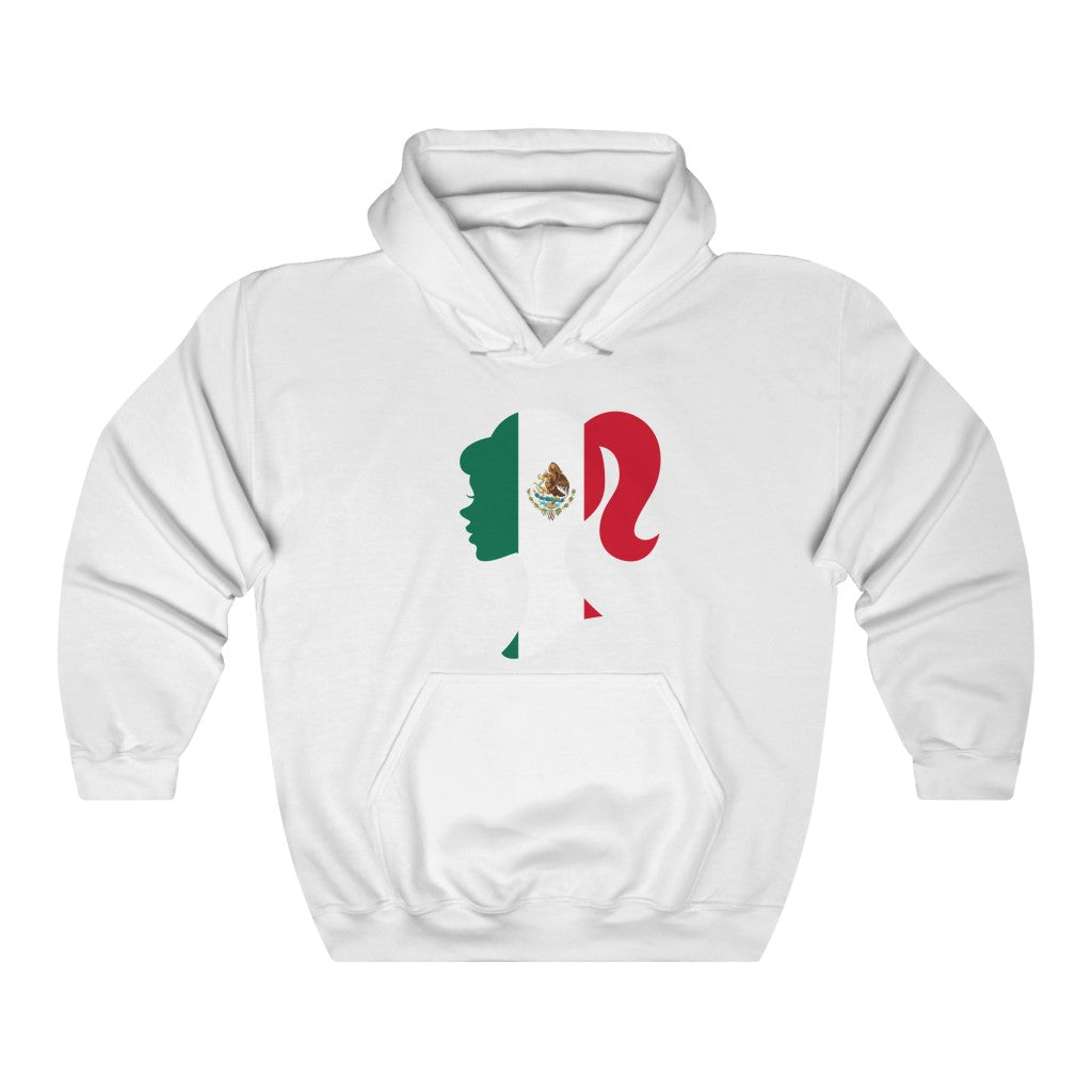 Mexico Girl Flag Hoodie Sweatshirt - Unisex