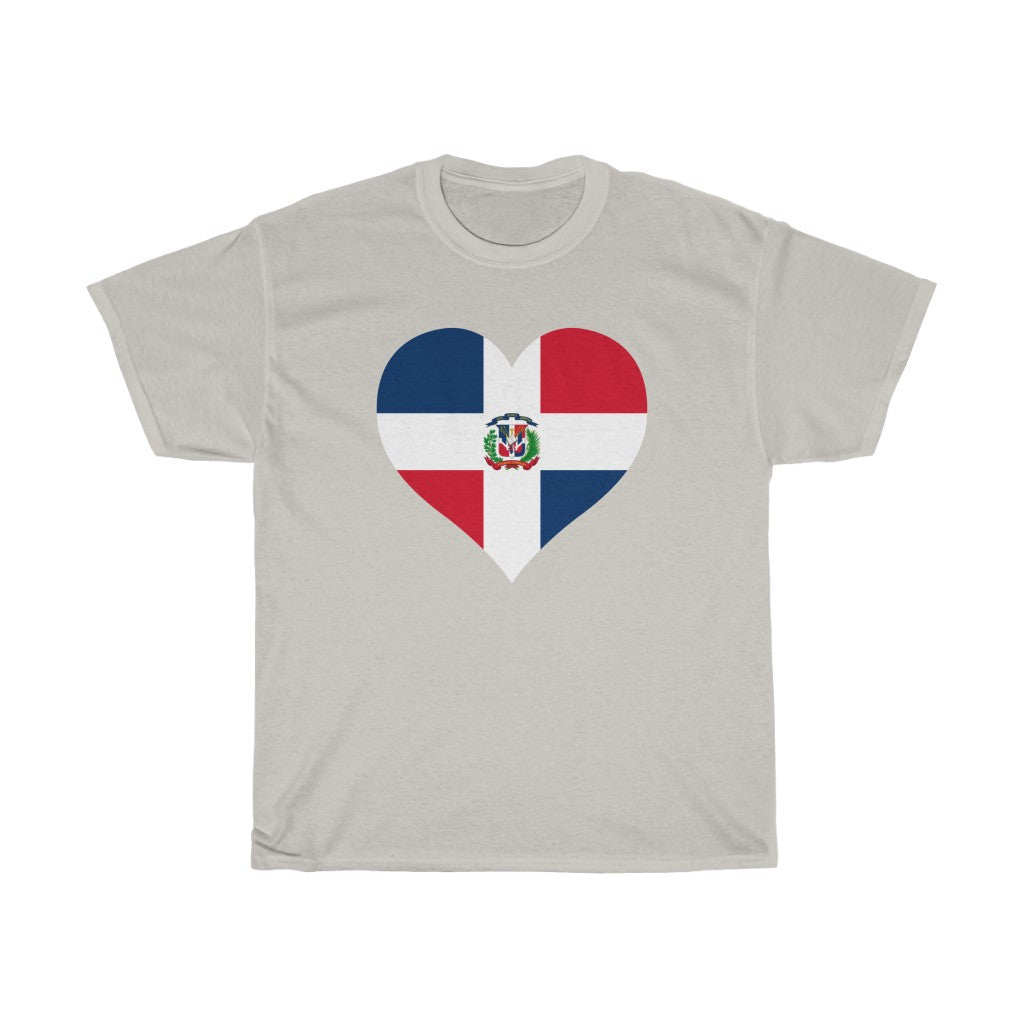 Dominican Republic Heart Flag Standard Tee - Unisex