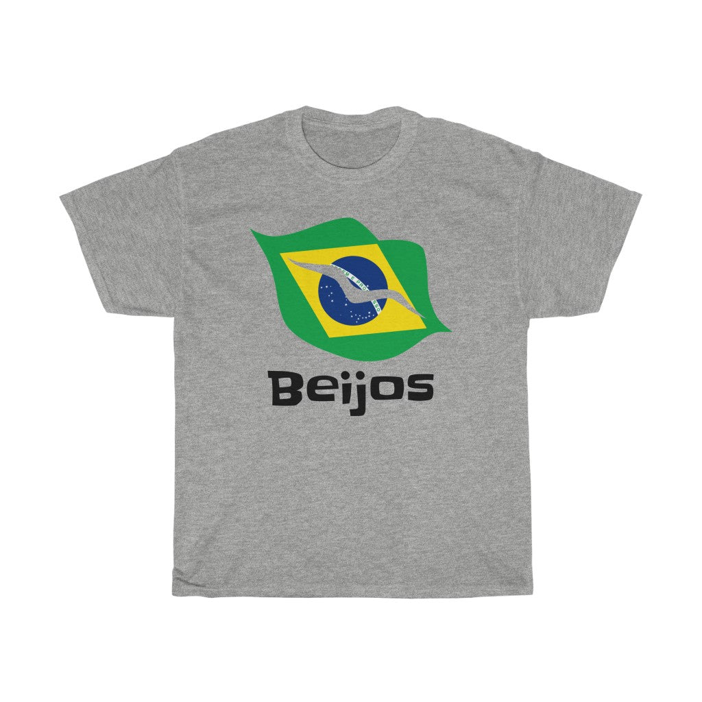 Brazil (Beijos) Lips Flag Standard Tee 1 - Unisex