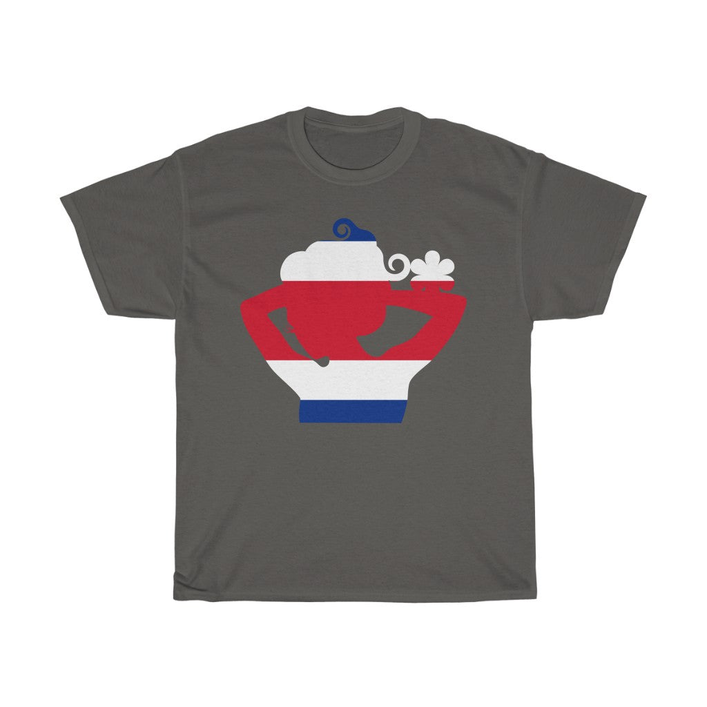 Costa Rica Lady Flag Standard Tee - Unisex
