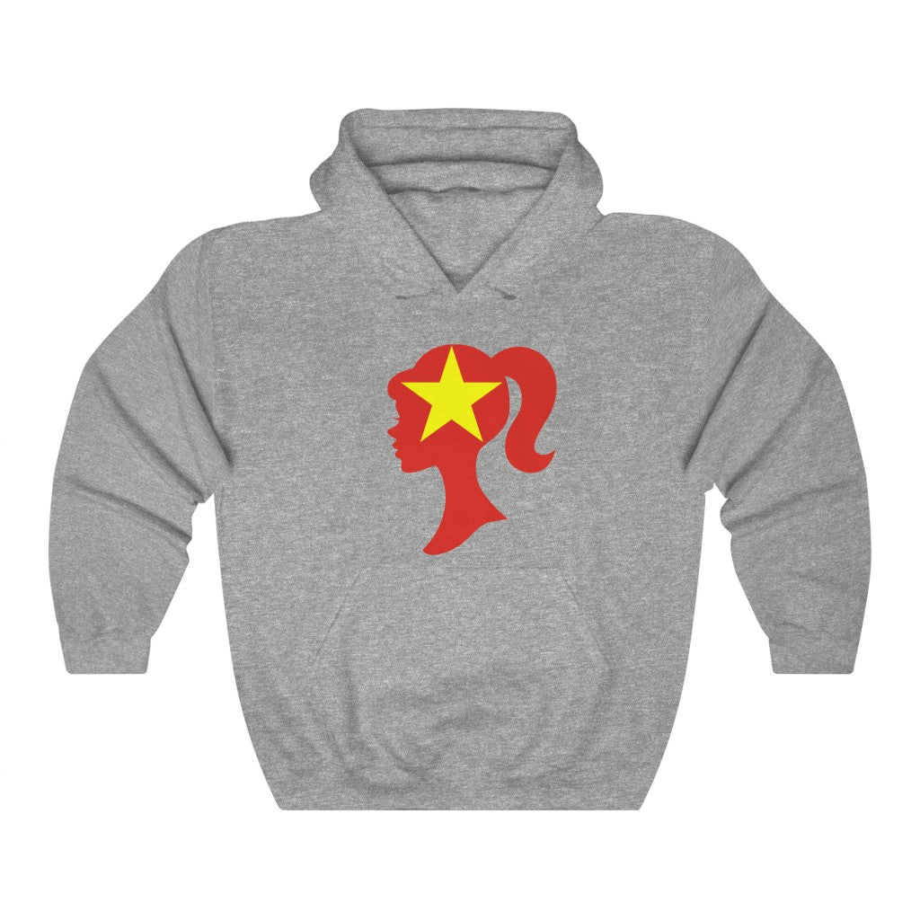 Vietnam Girl Flag Hoodie Sweatshirt - Unisex