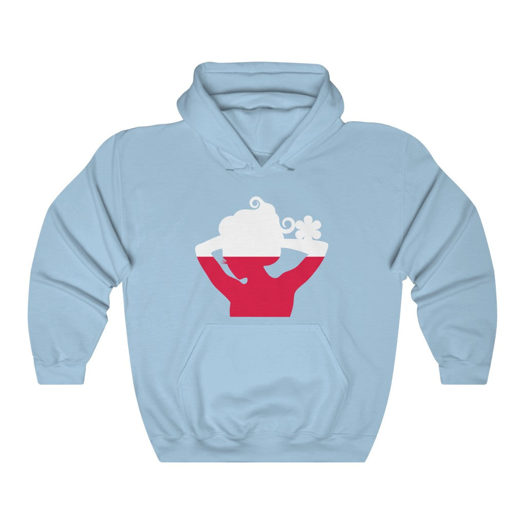 Poland Lady Flag Hoodie Sweatshirt - Unisex