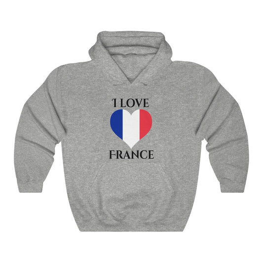 France Heart Flag Hoodie Sweatshirt 1 - Unisex