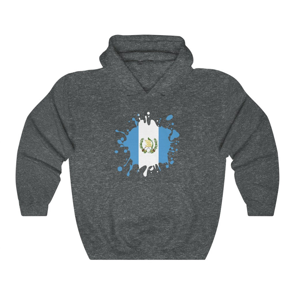 Guatemala Splat Flag Hoodie Sweatshirt - Unisex