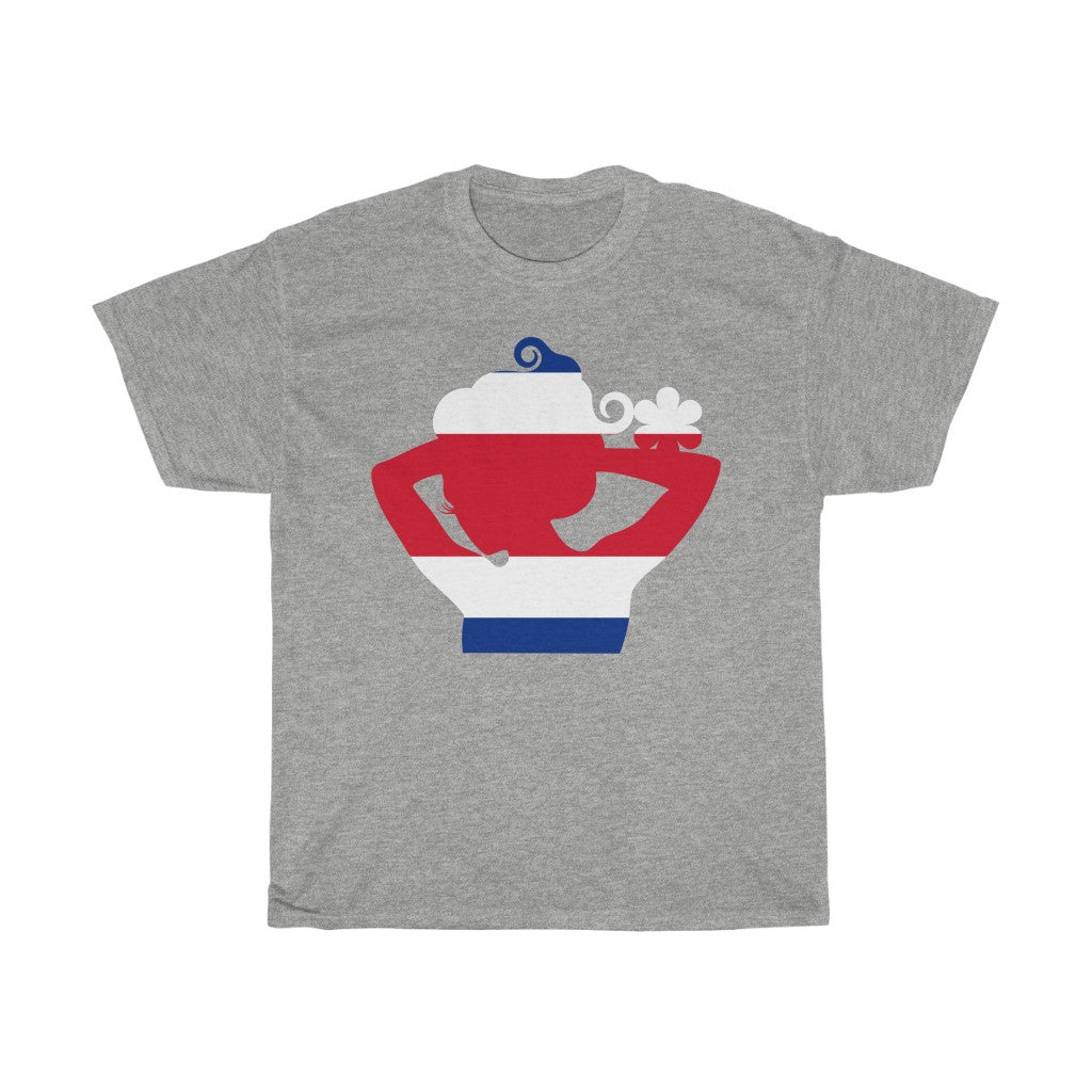 Costa Rica Lady Flag Standard Tee - Unisex