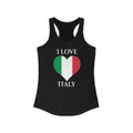 Italy Heart Flag Tank 2 - Women