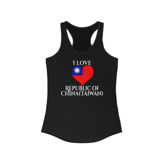 Republic of China - Taiwan Heart Flag Tank 2 - Women