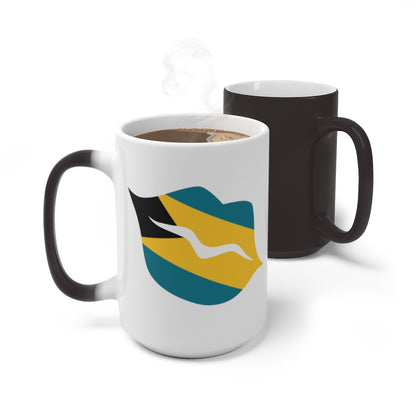 Bahamas Lips Color Changing Mug