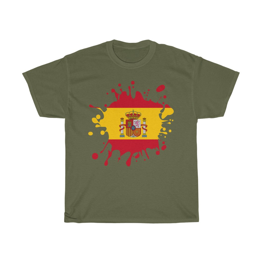 Spain Splat Flag Standard Tee - Unisex