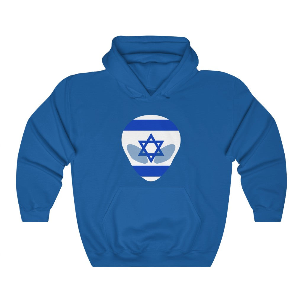 Israel Alien Flag Hoodie Sweatshirt - Unisex