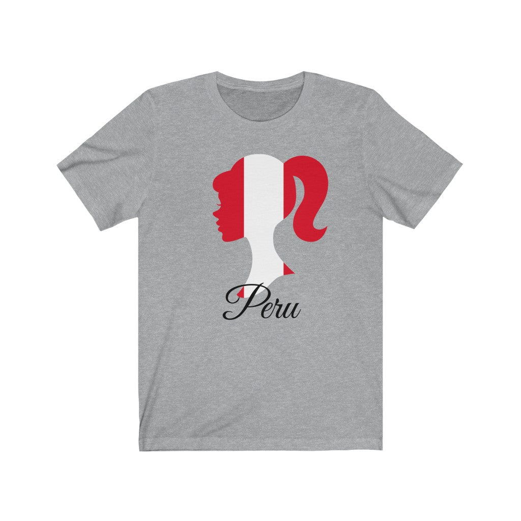 Peru Girl Flag Premium Tee 1 - Unisex