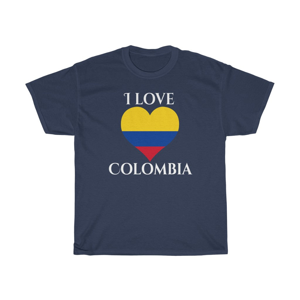 Colombia Heart Flag Standard Tee 2 - Unisex