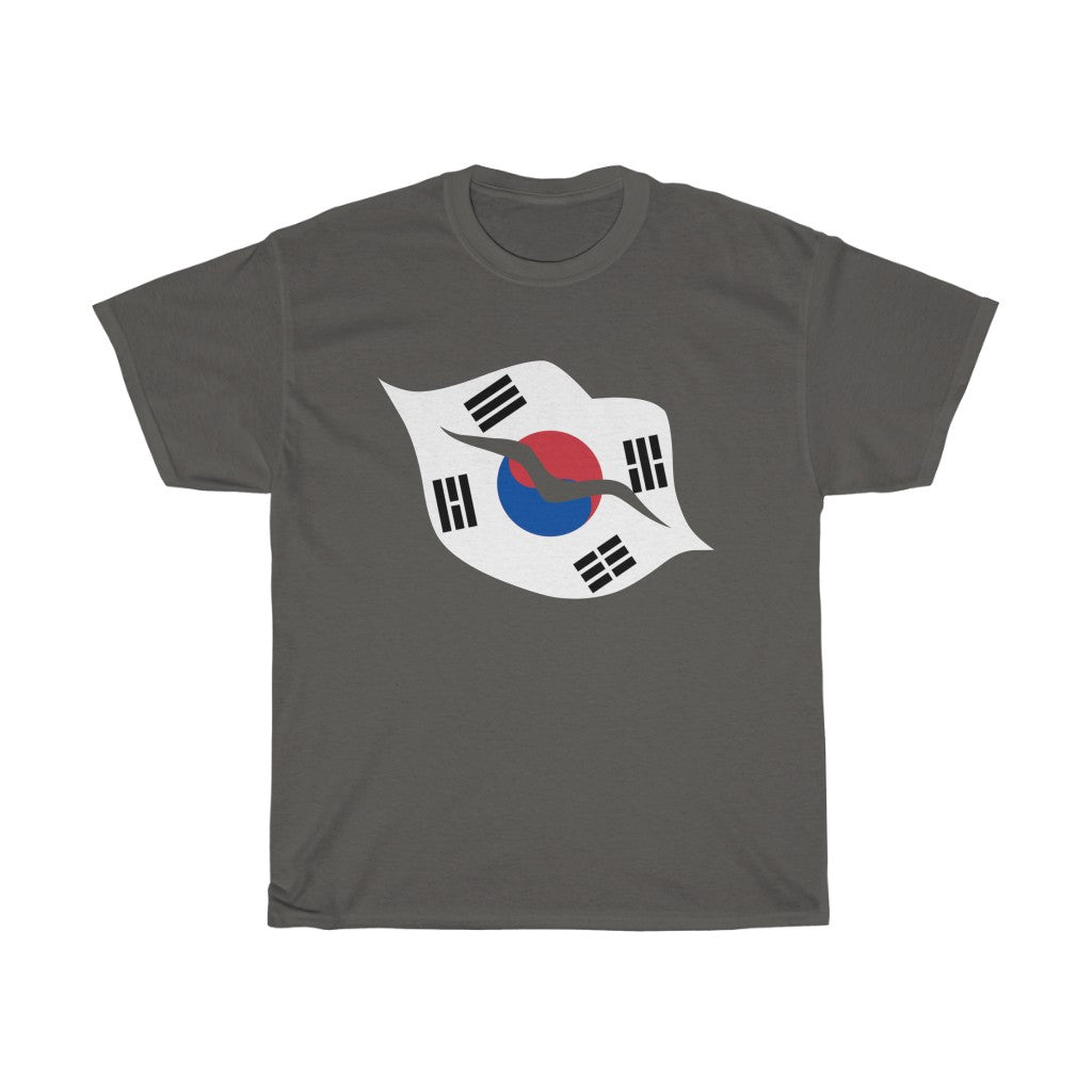 South Korea Lips Flag Standard Tee - Unisex