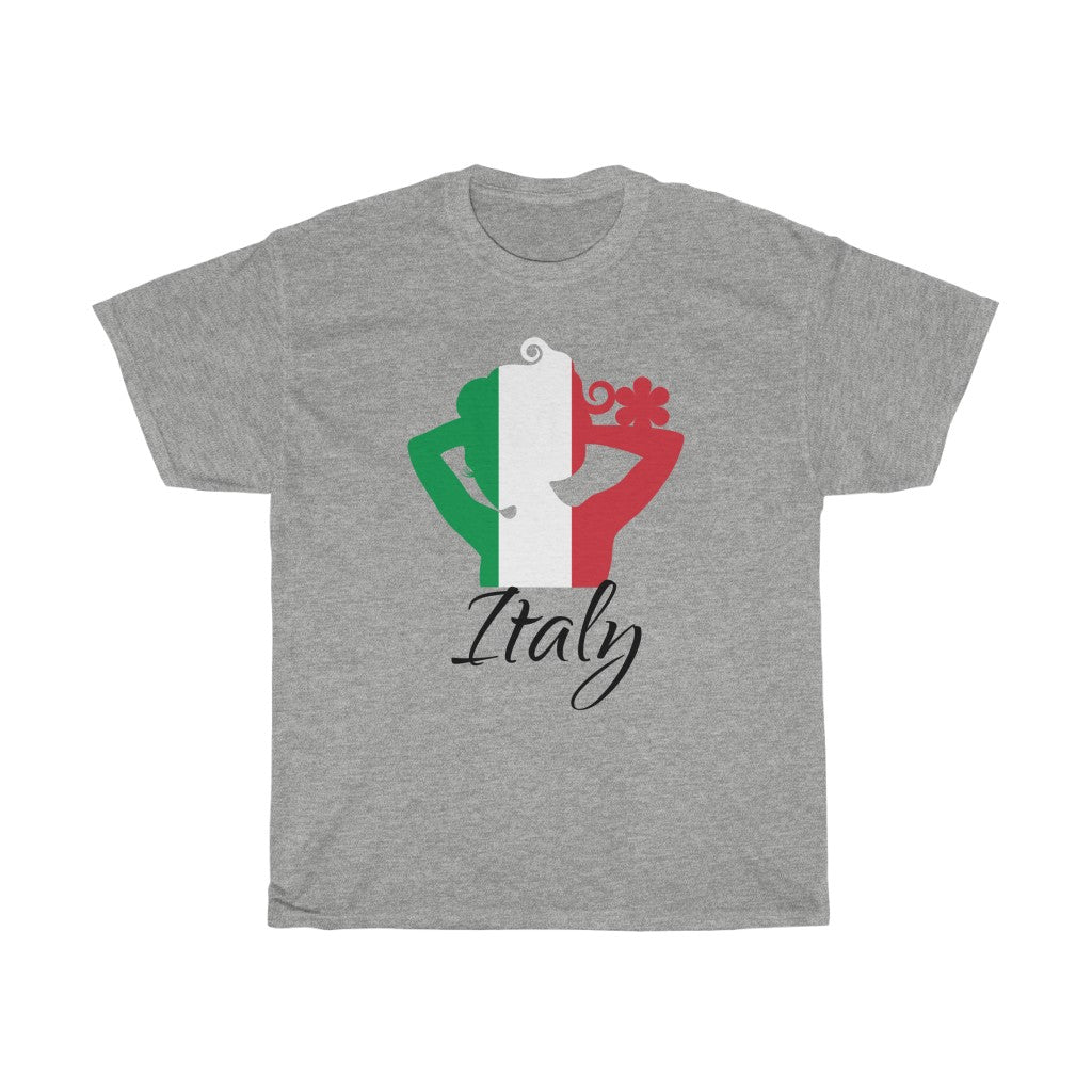 Italy Lady Flag Standard Tee 1 - Unisex