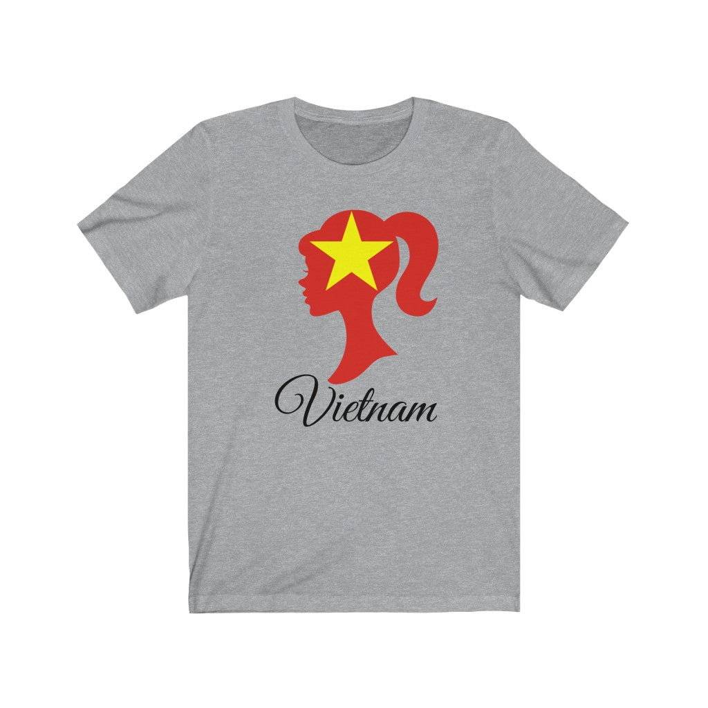 Vietnam Girl Flag Premium Tee 1 - Unisex