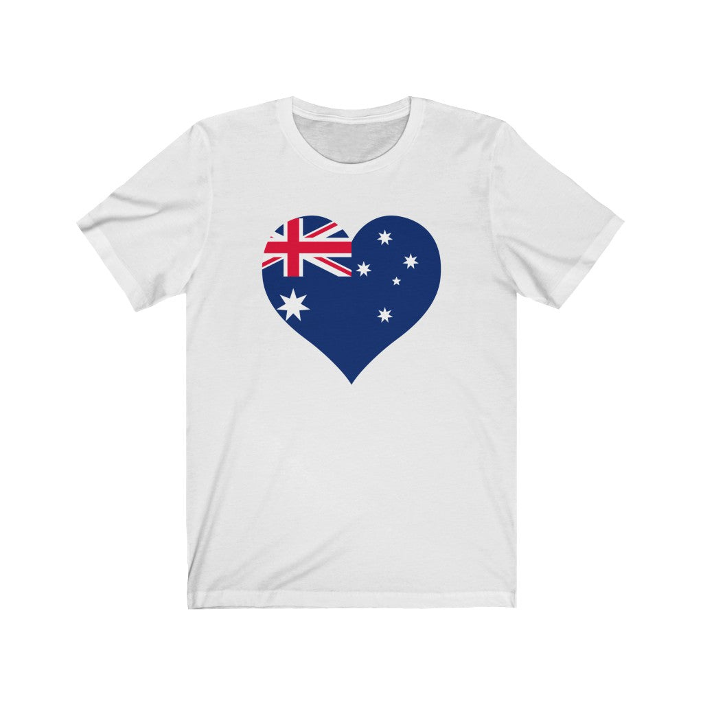 Australia Heart Flag Premium Tee - Unisex