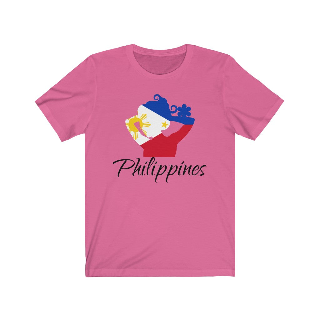 Philippines Lady Flag Premium Tee 1 - Unisex