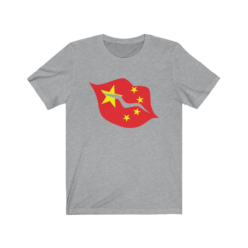 China Lips Flag Premium Tee - Unisex