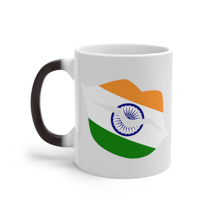 India Lips Color Changing Mug
