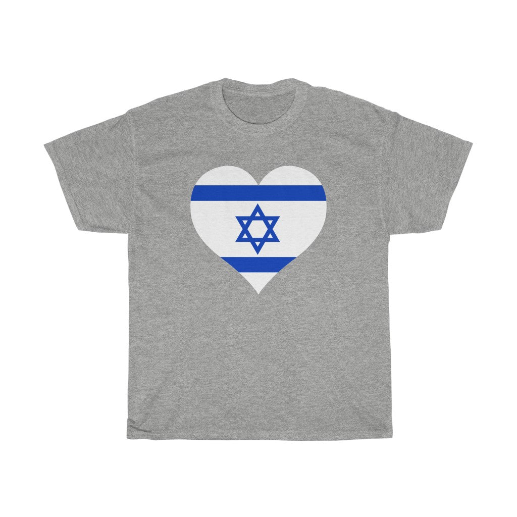 Israel Heart Flag Standard Tee - Unisex